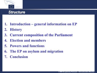 The European Parliament | PPTX