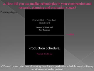 Our artist is singing directly into the camera