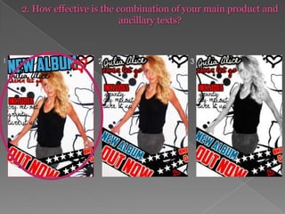 High and low key lighting also emphasised this