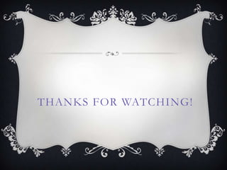 THANKS FOR WATCHING!
 