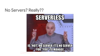 No Servers? Really??
 