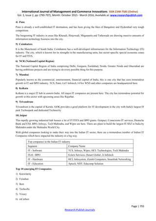 The evolution and growth of it sector in india | PDF