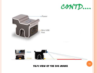 CONTD….
13
Fig.4: View of The Evo Mouse
 