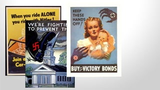 • Much of 1940s advertising was related to
the war effort.
• Radio is the dominant form of mass media.
• Tobacco advertisi...