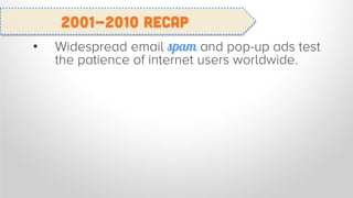 In 2011, there were over
one TRILLION pages on
the internet.
Source: http://www.cnn.com/2011/TECH/web/09/12/web.index/inde...