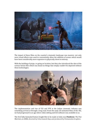 The Evolution of Animation & VFX In Indian Cinema | PDF