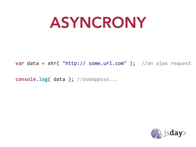 The evolution of asynchronous javascript | PPT