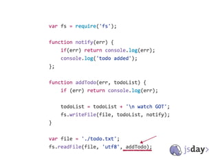 The evolution of asynchronous javascript | PDF