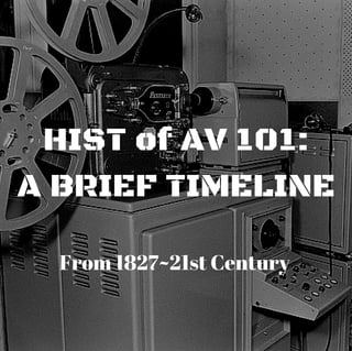 The Evolution of Audiovisual Technology | PPT