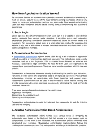 A Simplified Guide to the Evolution of Authentication! | PDF