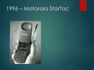1996 – Motorola StarTac
 