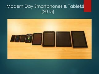 Modern Day Smartphones & Tablets!
(2015)
 