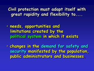 The evolution of civil protection | PDF