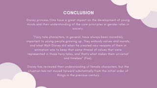 The Evolution of Female Representation in Disney Princess Films 