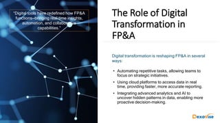 Fp Dynamic The Evolution of FP&A- Strategic Role in Today’s Dynamic Business ...