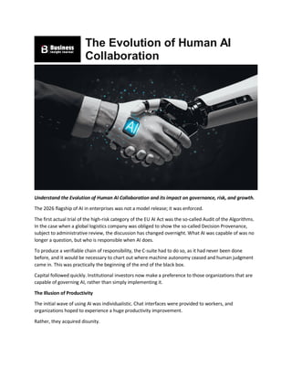 Learning and Development in the Evolution of Human AI Collaboration | PDF