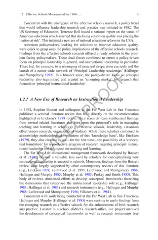 The evolution of instructional leadership | PDF