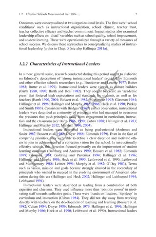 The evolution of instructional leadership | PDF