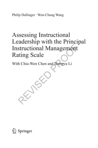 The evolution of instructional leadership | PDF