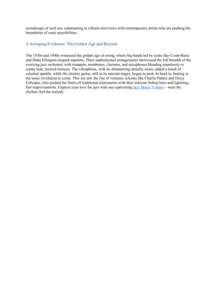 The Evolution of Jazz Instruments | PDF