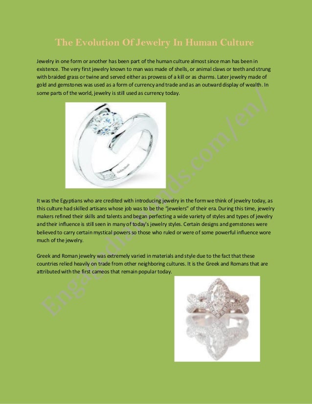 The evolution of jewelry in human culture