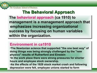 The evolution of_management_theory_9_18_06_upload | PPT
