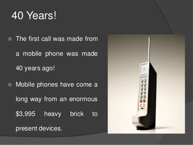 evolution of cell phones