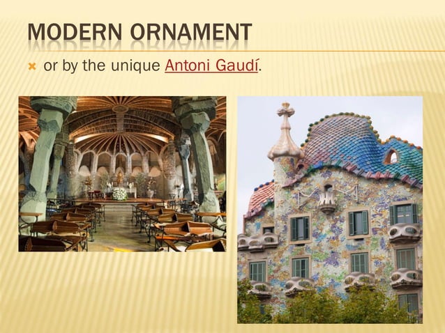 The evolution of ornaments