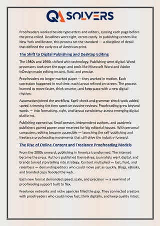 The Evolution of Proofreading Practices in the American Publishing ...