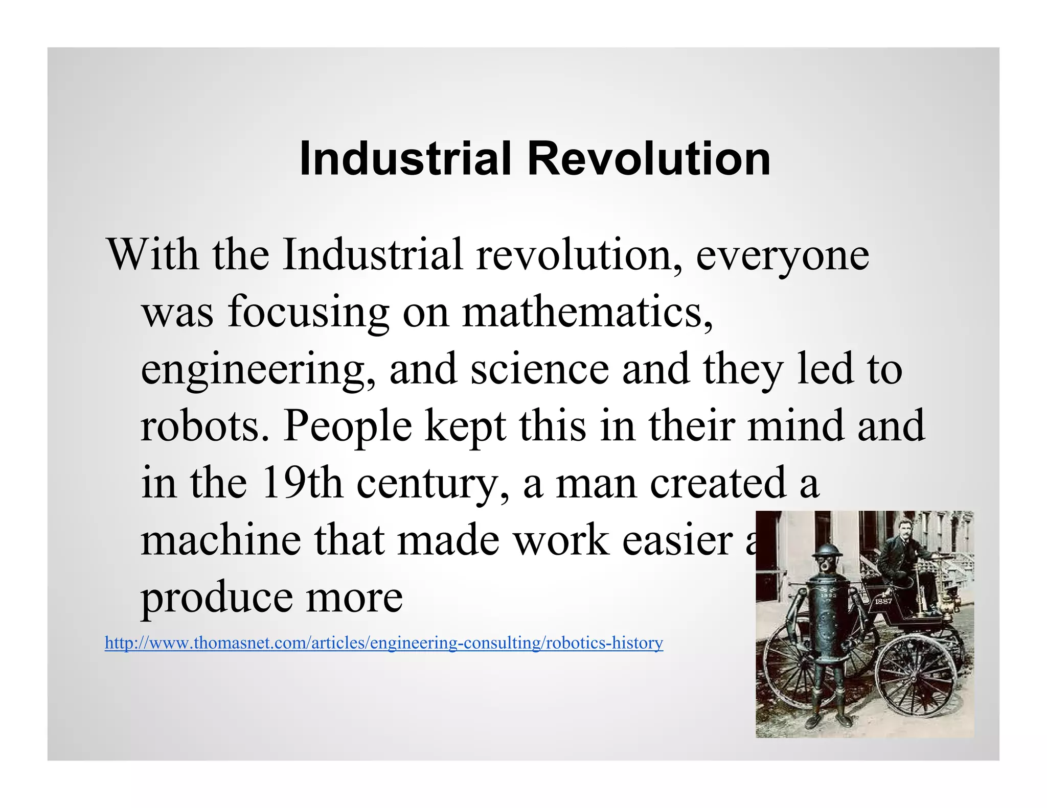 The evolution of robots | PDF