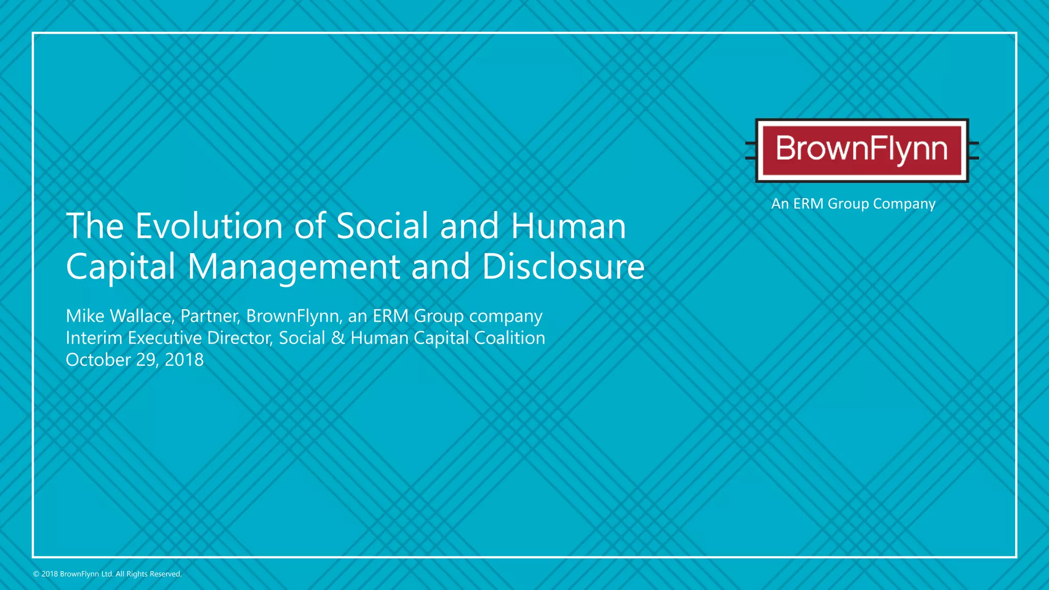 Sustainable Brands New Metrics The evolution of social and human