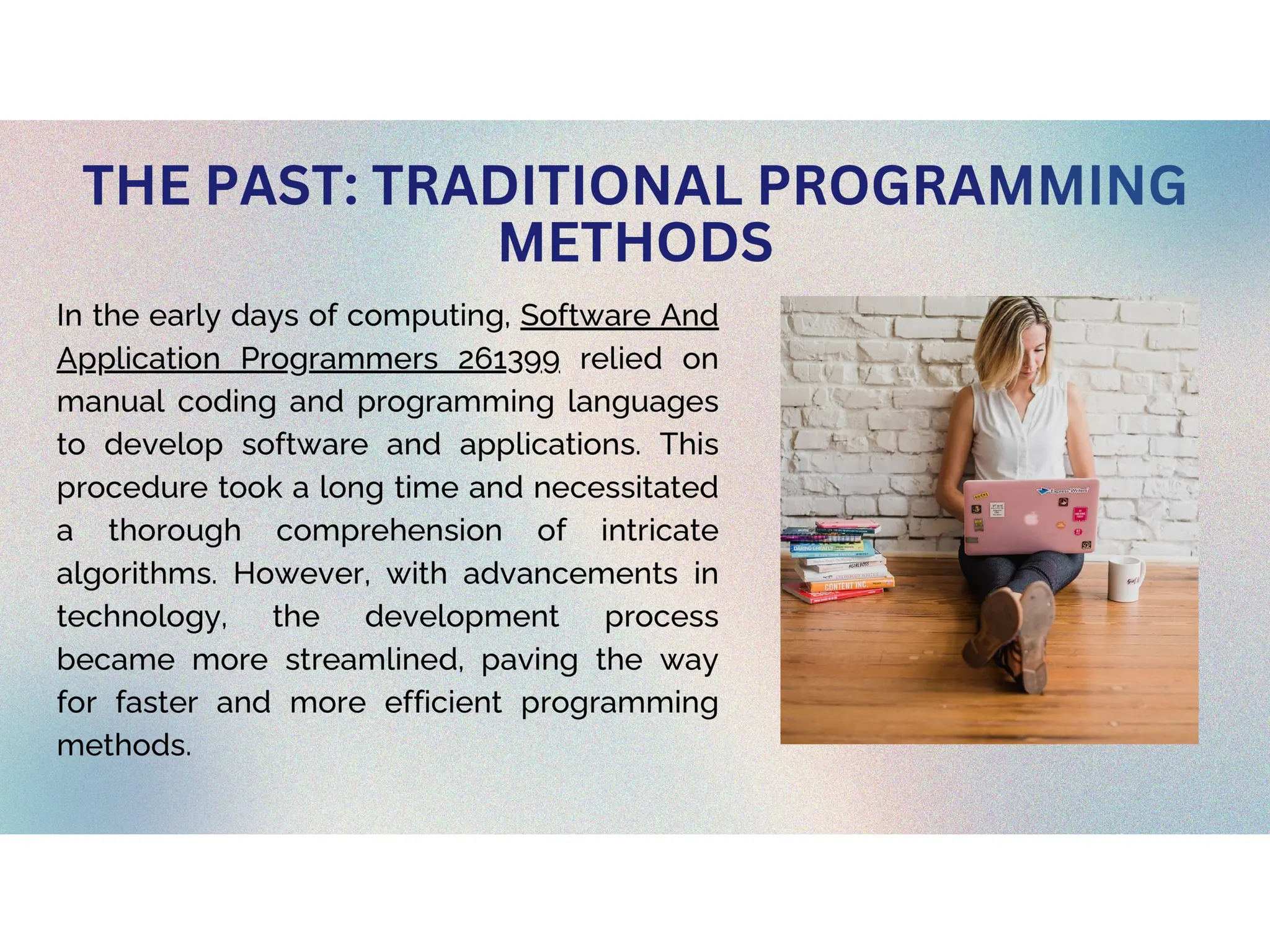 The Evolution of Software And Application Programmer 261399 A Glimpse ...