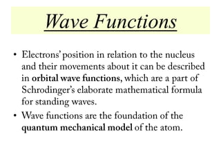Wave Functions
•
•
 