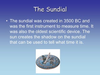 The evolution of_the_clock | PPTX