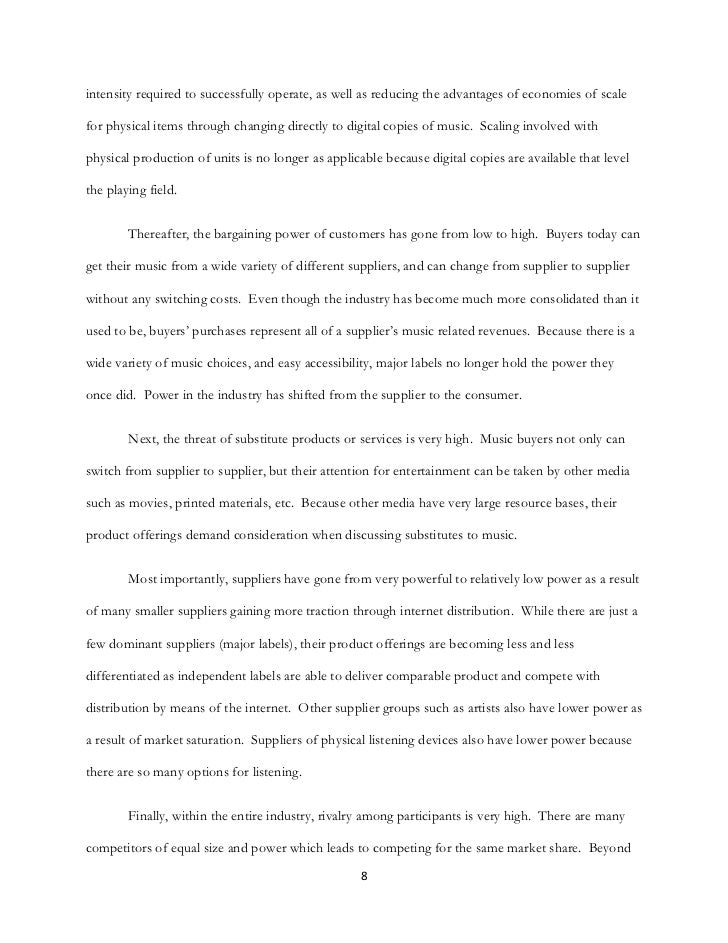 Music Industry Essay