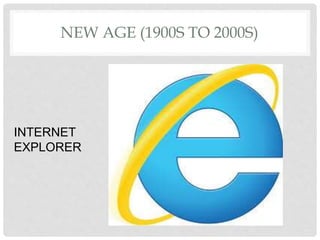 Ie Evolution The evolution of traditional to new media | PPTX