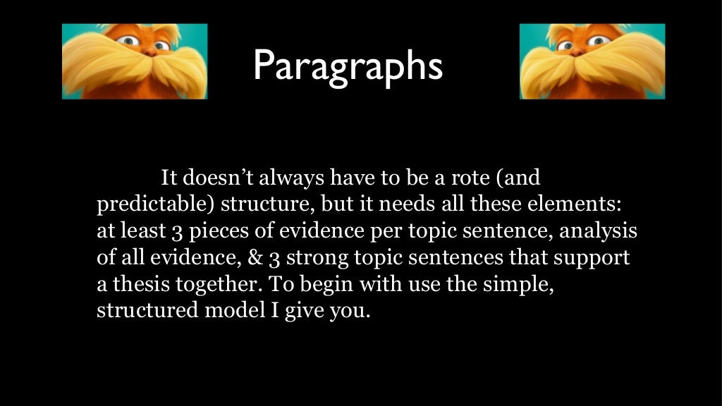 The lorax script picture