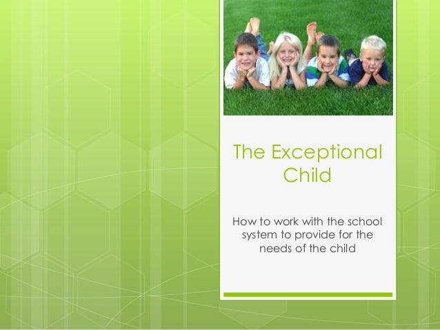 case study of exceptional child
