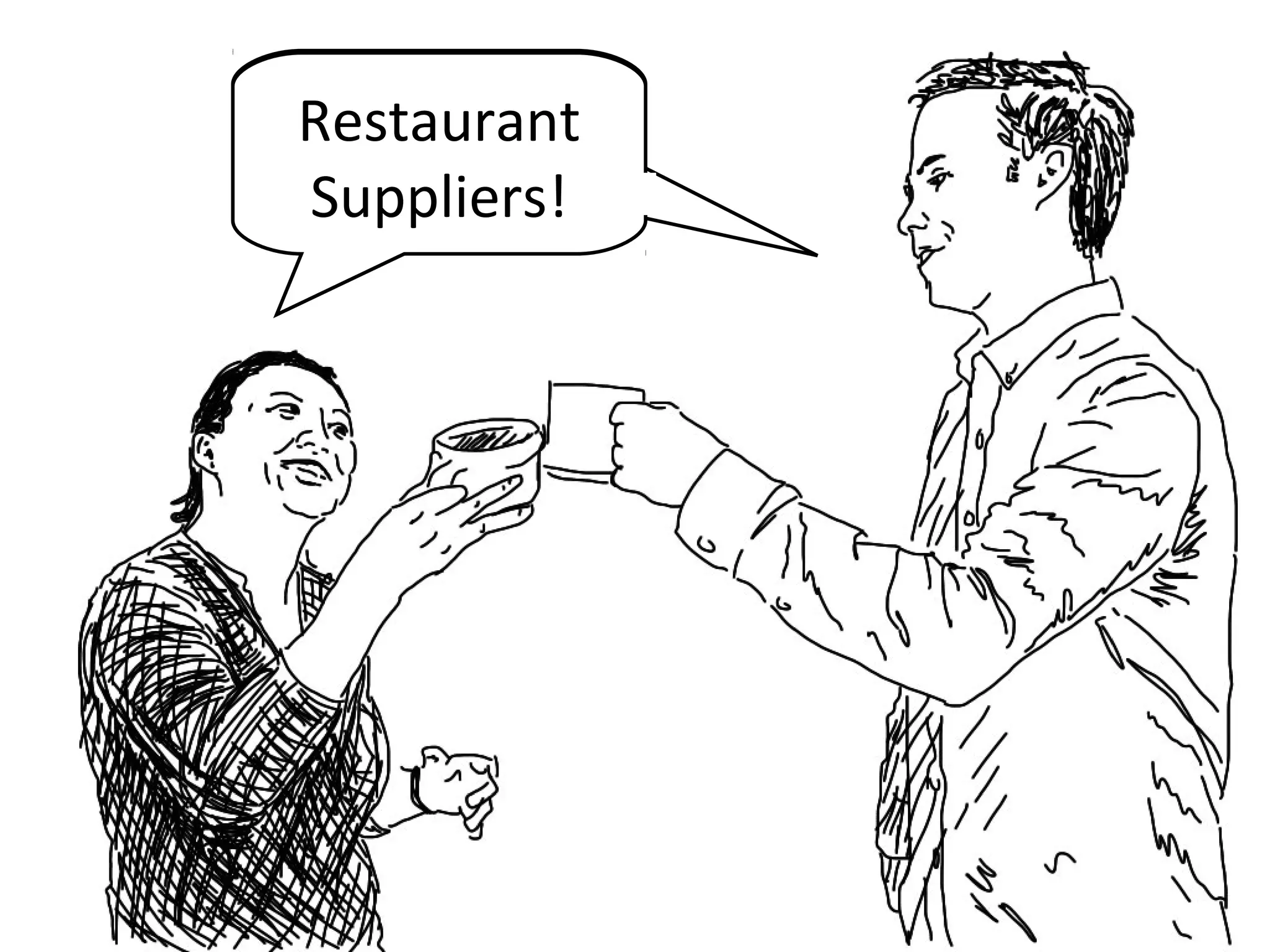 Restaurant
Suppliers!
Restaurant
Suppliers!
 