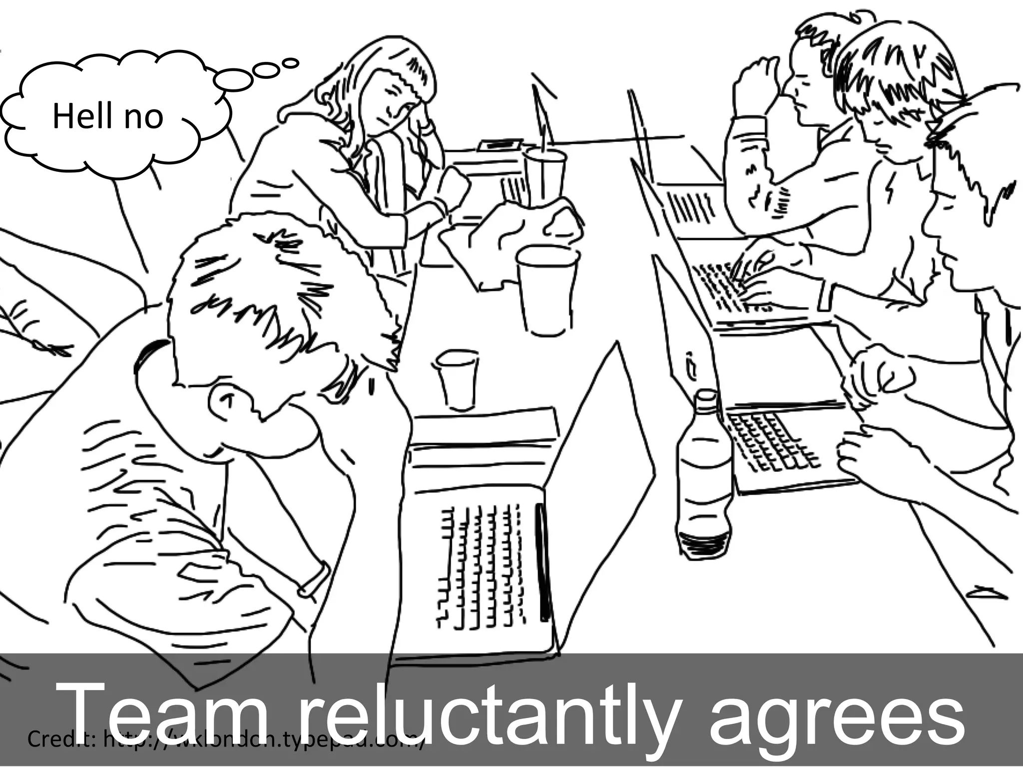 Credit: http://wklondon.typepad.com/Team reluctantly agrees
Hell no
 