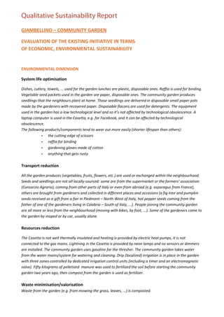 Qualitative Sustainability Report




      •
      •
      •
      •
 