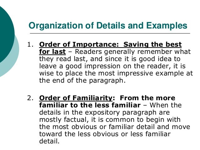 How to Write an Exemplification Essay: Guide with Examples | EssayPro essay paragraph order of importance