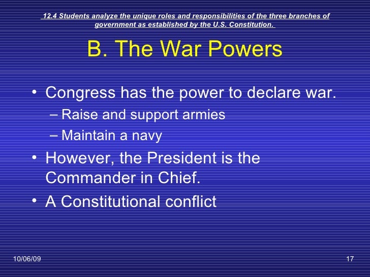 The Expressed Powers Of Congress