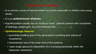 The eye and endocrine system | PPTX