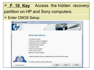 The f1 to f12 keys | PPS
