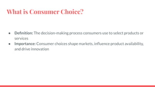The Factors Towards Consumer Choice-A Review | PDF