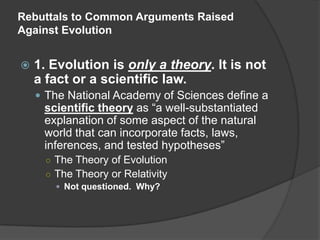 The Facts About Evolution | PPTX