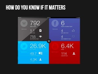 How do you know if it matters

 