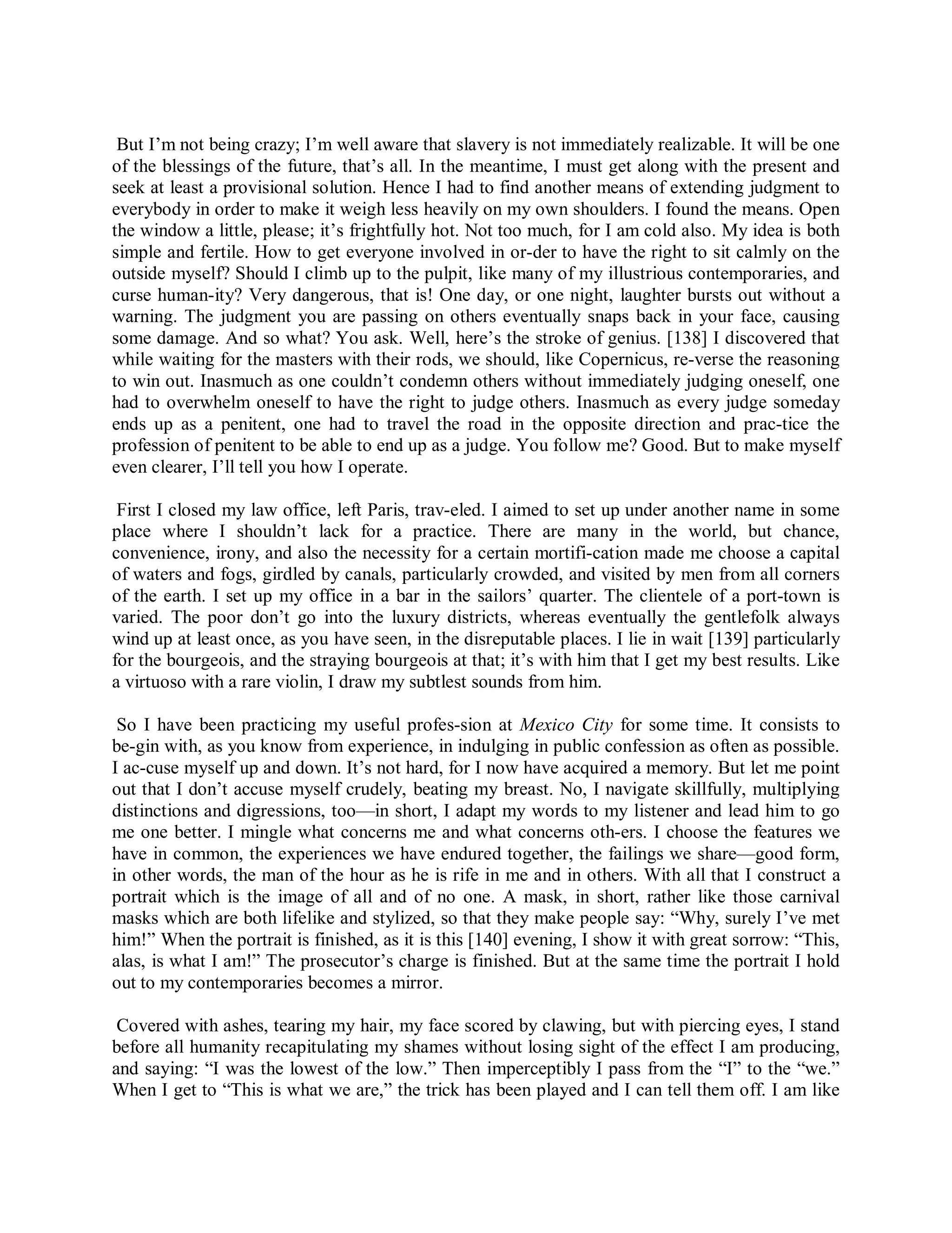 The Fall by albert camus uploaded by ill will | PDF