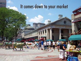 It comes down to your market
 